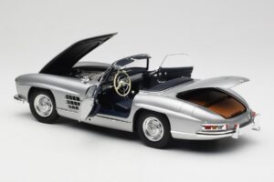 Mercedes 300 SL W198 Roadster Silver Metallic Minichamps 1:18 180039030 Métal — image 5 sur 8