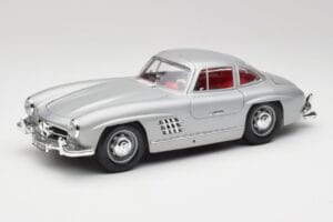Mercedes 300 SL W198 Gullwing Silver Gris Bburago 1:18 3513 Métal