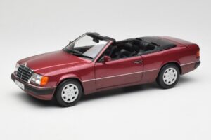 Mercedes 300CE-24 A124 Cabriolet Almandine Rouge Métallisé Norev 1:18 B66040616 Métal