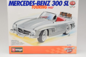 Mercedes 300SL Roadster Argent Bburago 1:18 7043 Métal