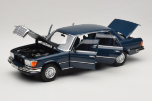 Mercedes 350 SEL W116 Hansa Blue Norev 1:18 183976 Métal — image 2 sur 8