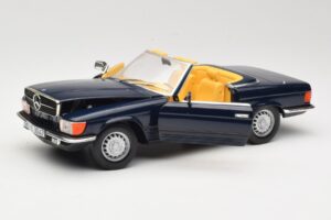 Mercedes 350 SL R107 Bleu Foncé Sun Star 1:18 MB003 Métal — image 2 sur 8