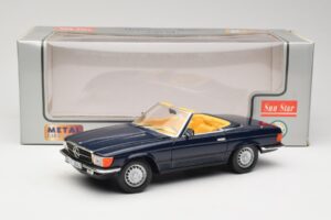 Mercedes 350 SL R107 Bleu Foncé Sun Star 1:18 MB003 Métal — image 8 sur 8