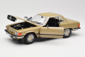 Mercedes 350 SL R107 Or Sun Star 1:18 MB004 Métal — image 2 sur 8