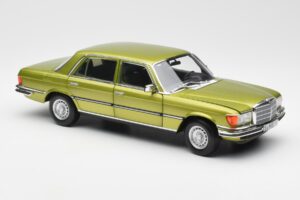 Mercedes 450 SEL W116 Citrus Vert Édition Concessionnaire Norev 1:18 B66040683 Métal — image 6 sur 8