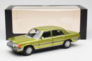 Mercedes 450 SEL W116 Citrus Vert Édition Concessionnaire Norev 1:18 B66040683 Métal — image 8 sur 8