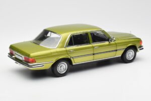 Mercedes 450 SEL W116 Citrus Vert Édition Concessionnaire Norev 1:18 B66040683 Métal — image 3 sur 8