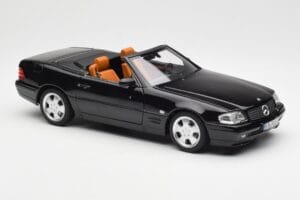 Mercedes SL 500 R129 Noir Norev 1:18 183750 Métal — image 8 sur 10