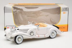 Mercedes 500K Special Roadster Blanc Premiere Edition Maisto 1:18 536055 Métal — image 8 sur 8