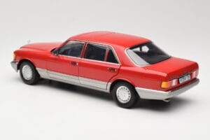 Mercedes 560 SEL W126 Rouge Norev 1:18 183463 Métal — image 7 sur 8
