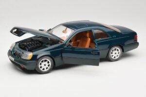 Mercedes 600 SEC C140 Vert Majorette 1:18 4418 Métal — image 2 sur 8