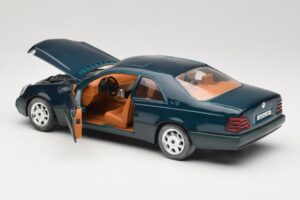 Mercedes 600 SEC C140 Vert Majorette 1:18 4418 Métal — image 5 sur 8