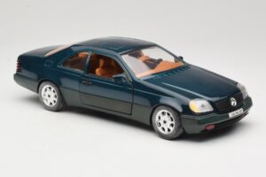 Mercedes 600 SEC C140 Vert Majorette 1:18 4418 Métal — image 6 sur 8