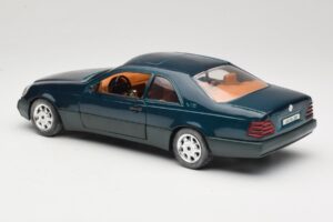 Mercedes 600 SEC C140 Vert Majorette 1:18 4418 Métal — image 7 sur 8
