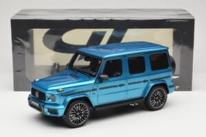 Mercedes AMG G63 W463 Hyper Blue Magno GT Spirit 1:18 GT925 Résine — image 6 sur 6