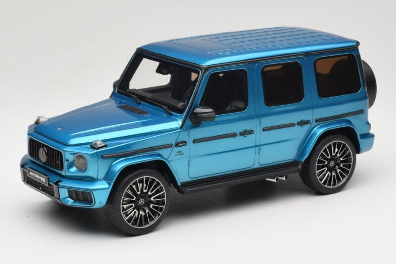 Mercedes AMG G63 W463 Hyper Blue Magno GT Spirit 1:18 GT925 Résine