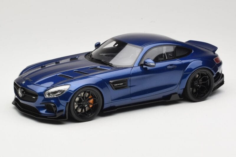 Mercedes AMG GT C190 Prior Design Bleu GT Spirit 1:18 GT150 Résine
