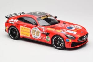 Mercedes AMG GT R C190 Or Rosé Minichamps 1:18 155036024 Métal — image 4 sur 6