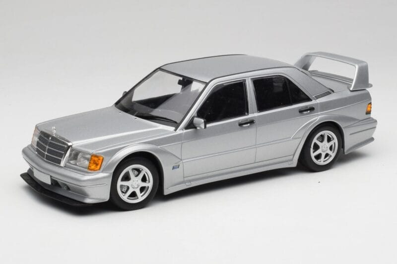 Mercedes 190E W201 2.5-16 EVO 2 Astral Argent Metallic Minichamps 1:18 155036101 Métal
