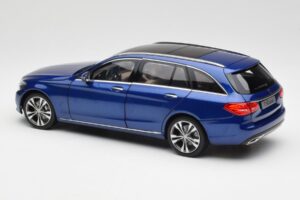 Mercedes C-Class S205 T-Modell Brilliant Bleu Métallisé Norev 1:18 B66960257 Métal — image 7 sur 8