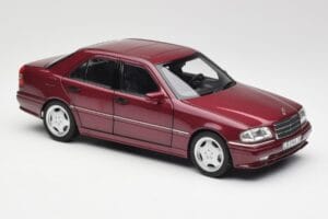 Mercedes AMG C36 W202 Almandine Rouge Norev 1:18 B66040706 Métal — image 6 sur 8
