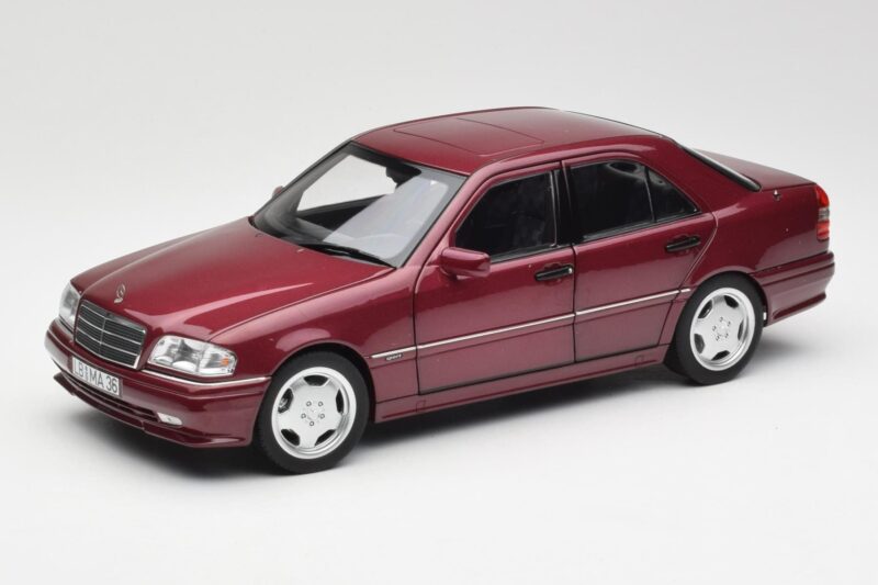 Mercedes AMG C36 W202 Almandine Rouge Norev 1:18 B66040706 Métal