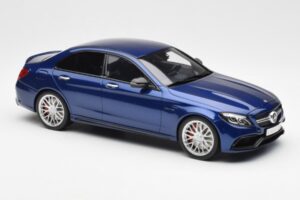 Mercedes AMG C63 S W205 Bleu GT Spirit 1:18 ZM044 Résine — image 4 sur 6