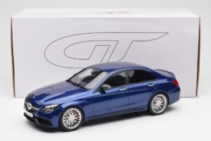 Mercedes AMG C63 S W205 Bleu GT Spirit 1:18 ZM044 Résine — image 6 sur 6