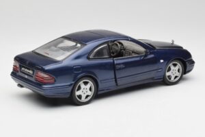 Mercedes CLK 55 AMG C209 Bleu Métallique Anson 1:18 30343 Métal — image 3 sur 8