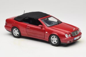 Mercedes CLK A208 Cabriolet Rouge Anson 1:18 30338 Métal — image 6 sur 8