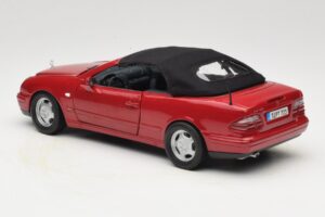 Mercedes CLK A208 Cabriolet Rouge Anson 1:18 30338 Métal — image 7 sur 8