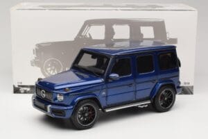 Mercedes G 63 AMG W463 Blue Metallic Minichamps 1:18 110037061 Métal — image 8 sur 8