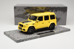 Mercedes Brabus 850 6.0 Widestar G63 W463 Electric Beam Yellow Minichamps 1:18 107032402 Métal — image 6 sur 6