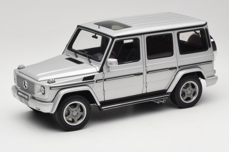 Mercedes G55 AMG W463 Argent AUTOart 1:18 76247 Métal