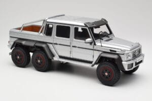 Mercedes AMG G63 W463 6x6 Iridium Argent AUTOart 1:18 76301 Composite — image 6 sur 8