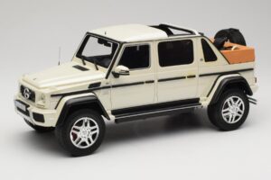 Mercedes Maybach G650 Landaulet W463 Blanc Schuco 1:18 450017800 Métal