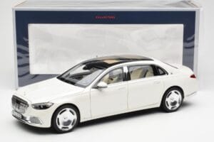 Mercedes Maybach S680 4Matic X223 Diamond Blanc Norev 1:18 183918 Métal — image 8 sur 8