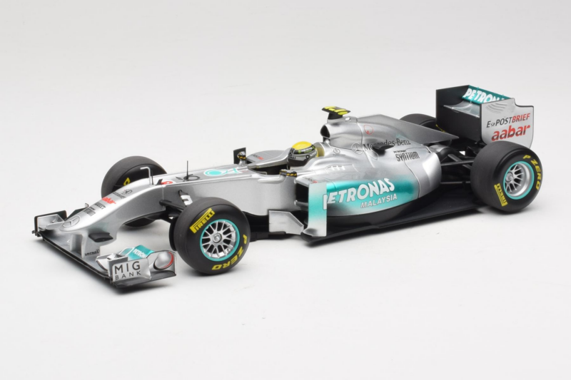 Mercedes MGP W02 #8 N. Rosberg Mercedes GP Showcar 2011 Minichamps 1:18 110110078 Métal