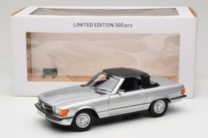 Mercedes R107 380 SL Argent Norev 1:18 183725 Métal — image 8 sur 8
