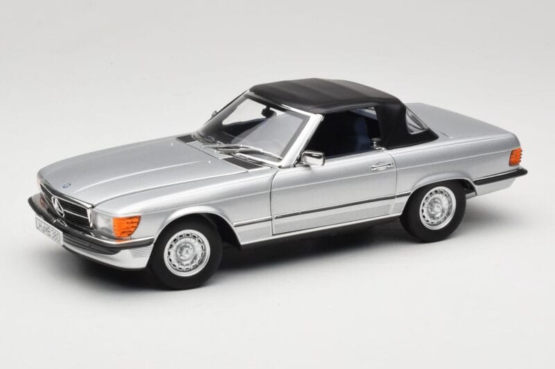 Mercedes R107 380 SL Argent Norev 1:18 183725 Métal