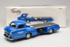 Mercedes Renntransporter Blaues Wunder iScale 1:18 118000000006-P1 Métal — image 6 sur 6