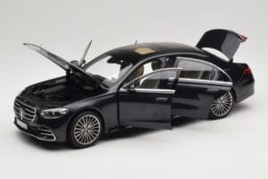 Mercedes S-Class W223 AMG Line Anthracite Blue Norev 1:18 183800 Métal — image 2 sur 8