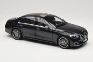 Mercedes S-Class W223 AMG Line Anthracite Blue Norev 1:18 183800 Métal — image 6 sur 8