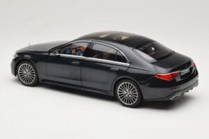 Mercedes S-Class W223 AMG Line Anthracite Blue Norev 1:18 183800 Métal — image 7 sur 8