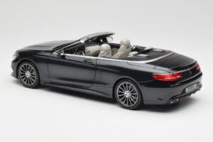 Mercedes S-Class Cabriolet A217 Magnetite Noir Métallisé Norev 1:18 B66960354 Métal — image 7 sur 8