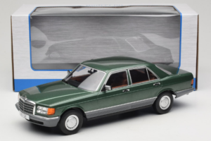 Mercedes S-Class W126 Metallic Green MCG 1:18 MCG18549 Métal — image 6 sur 6