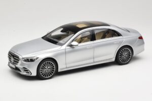 Mercedes S-Class W223 AMG Line Brilliant Silver Norev 1:18 183805 Métal