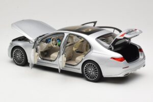 Mercedes S-Class W223 AMG Line Brilliant Silver Norev 1:18 183805 Métal — image 5 sur 8