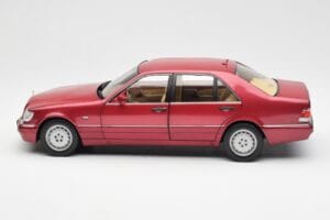 Mercedes S500 W140 Rouge Metallic Norev 1:18 183579 Métal — image 4 sur 8
