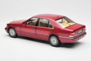 Mercedes S500 W140 Rouge Metallic Norev 1:18 183579 Métal — image 7 sur 8